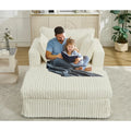 47.8  Chaise longue rembourrée surdimensionnée avec oreillers