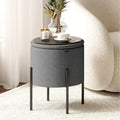 Repose-pieds de rangement rond