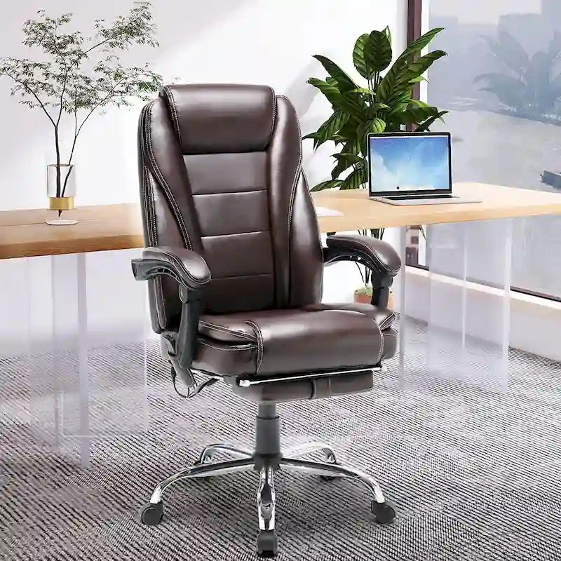 Fauteuil de bureau de direction ergonomique et chauffant