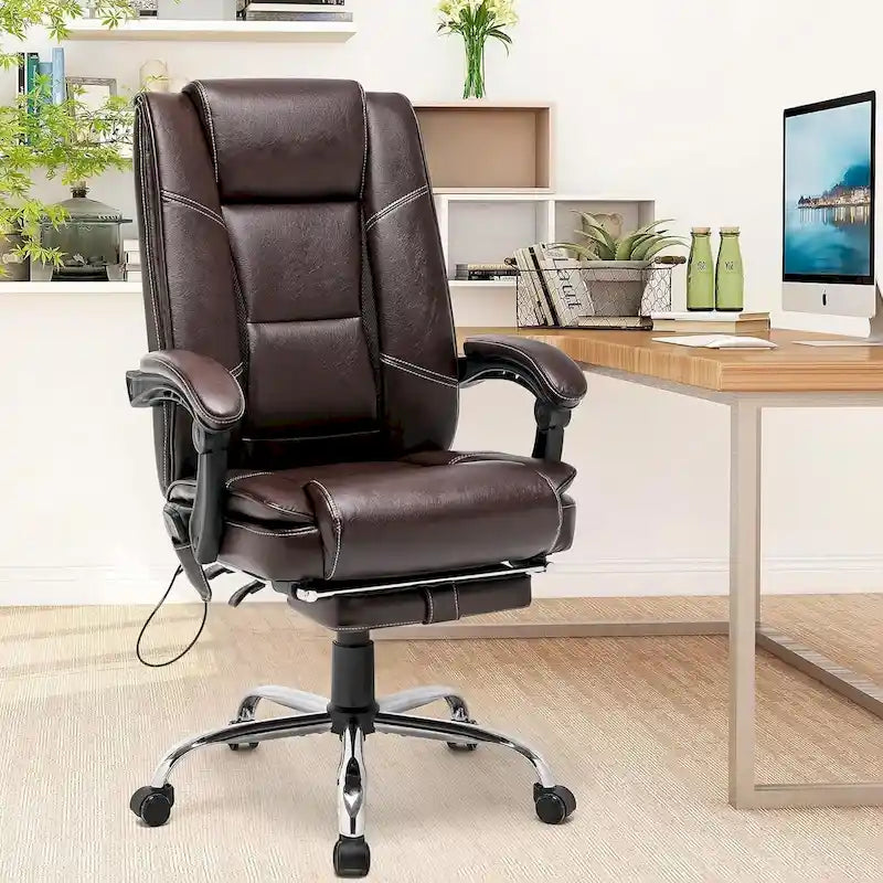 Fauteuil de bureau de direction ergonomique et chauffant