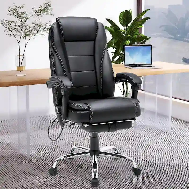 Fauteuil de bureau de direction ergonomique et chauffant