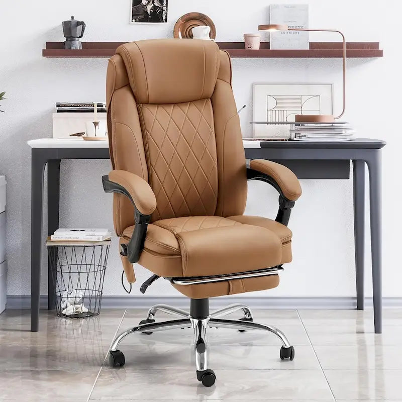 Fauteuil de bureau de direction ergonomique et chauffant