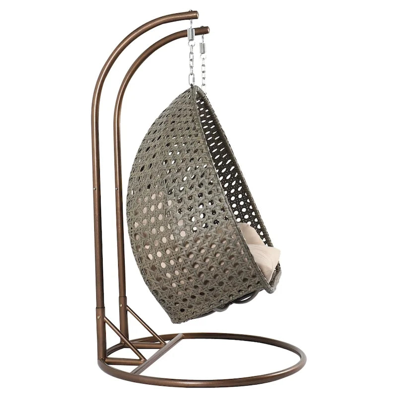 Chaise suspendue double avec support