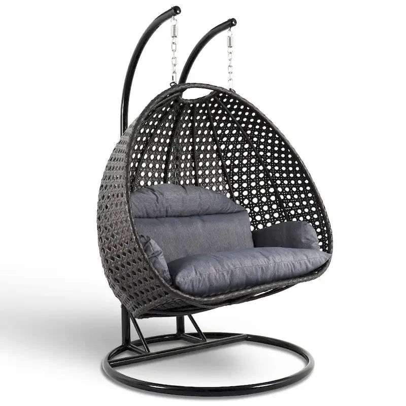 Chaise suspendue double avec support