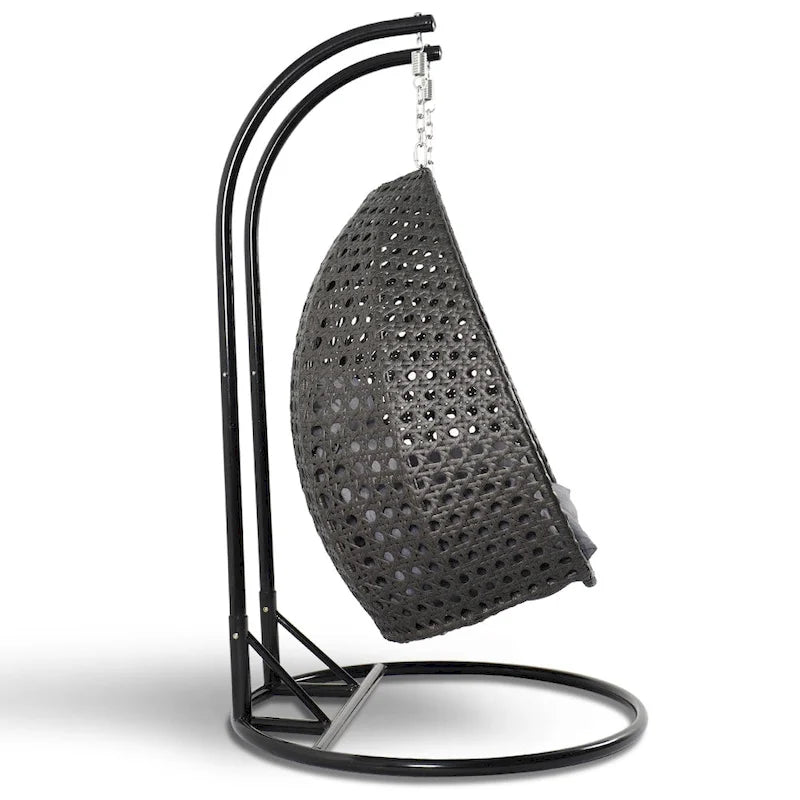 Chaise suspendue double avec support