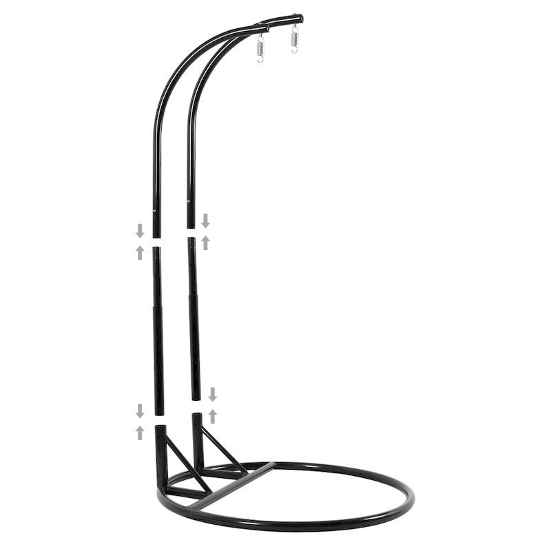 Chaise suspendue double avec support