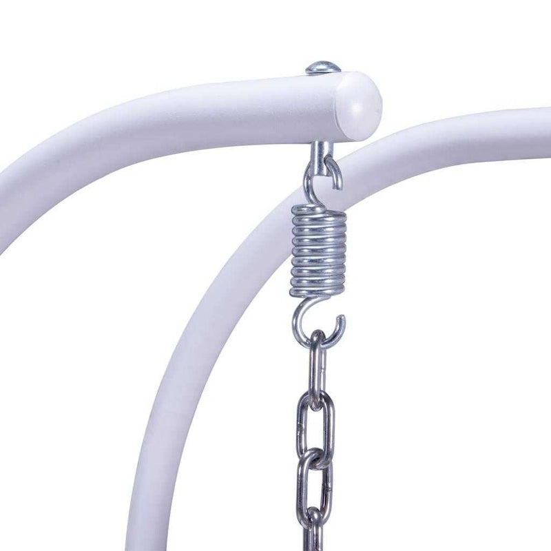 Chaise suspendue double avec support