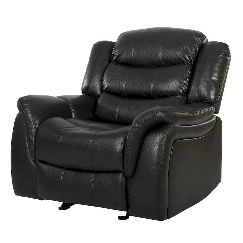 Fauteuil de relaxation coulissant en cuir PU