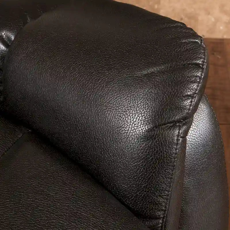 Fauteuil de relaxation coulissant en cuir PU