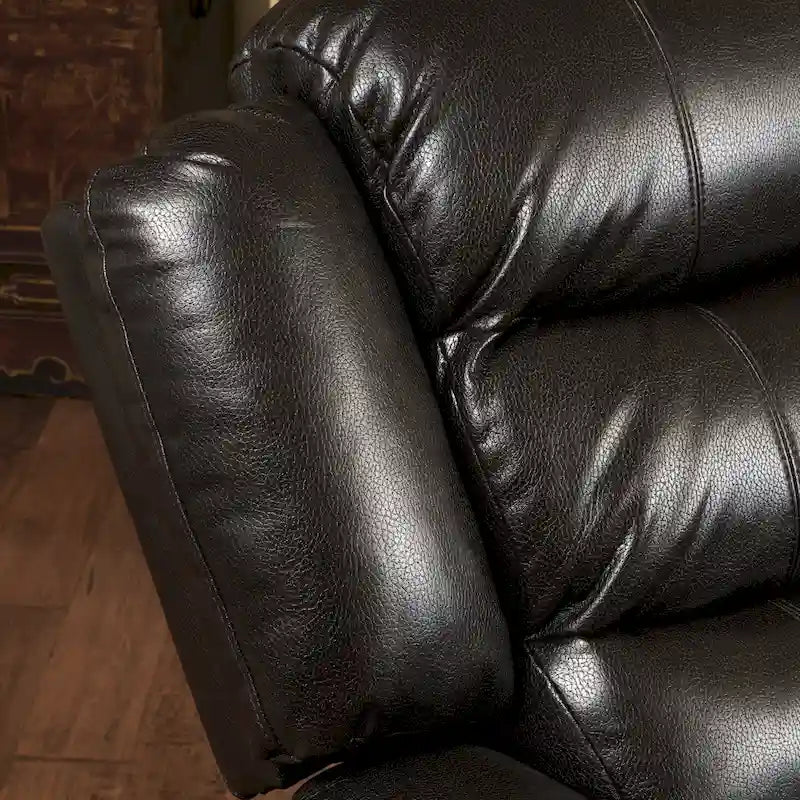 Fauteuil de relaxation coulissant en cuir PU