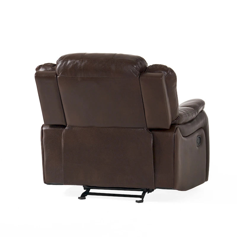 Fauteuil de relaxation coulissant en cuir PU