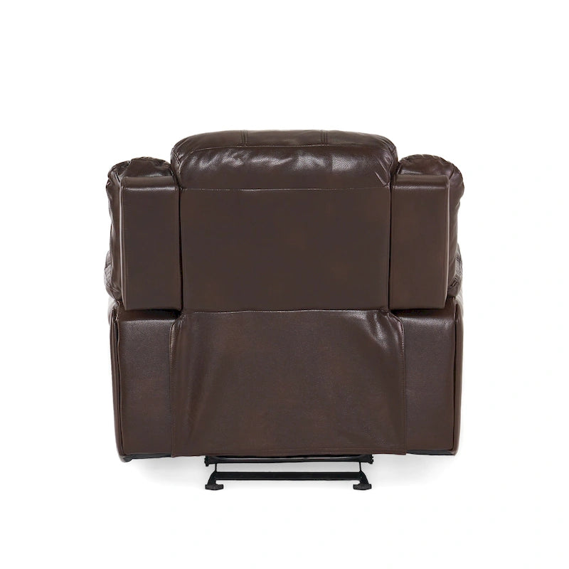 Fauteuil de relaxation coulissant en cuir PU