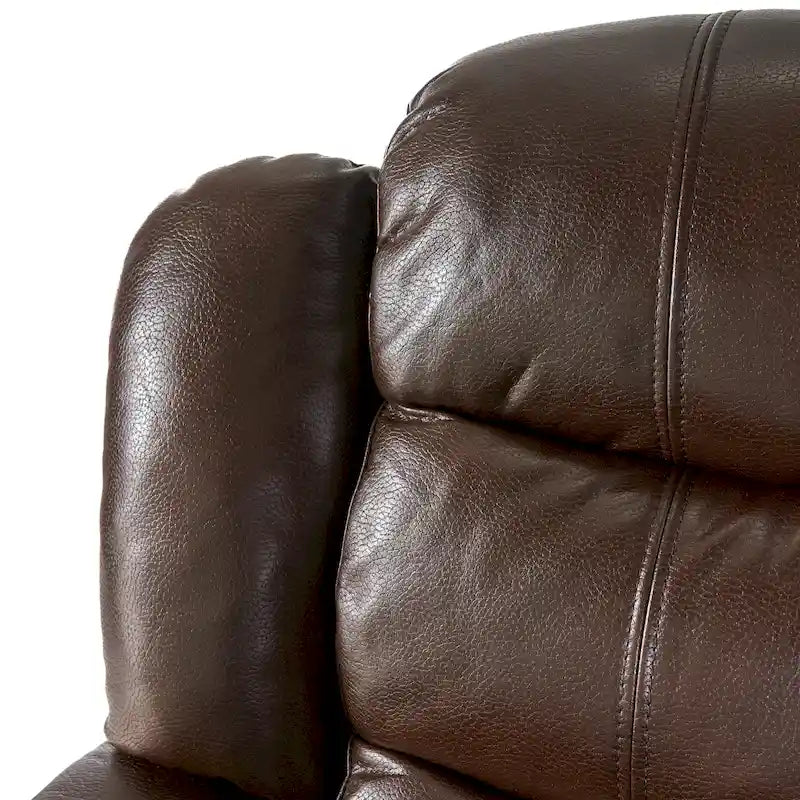 Fauteuil de relaxation coulissant en cuir PU