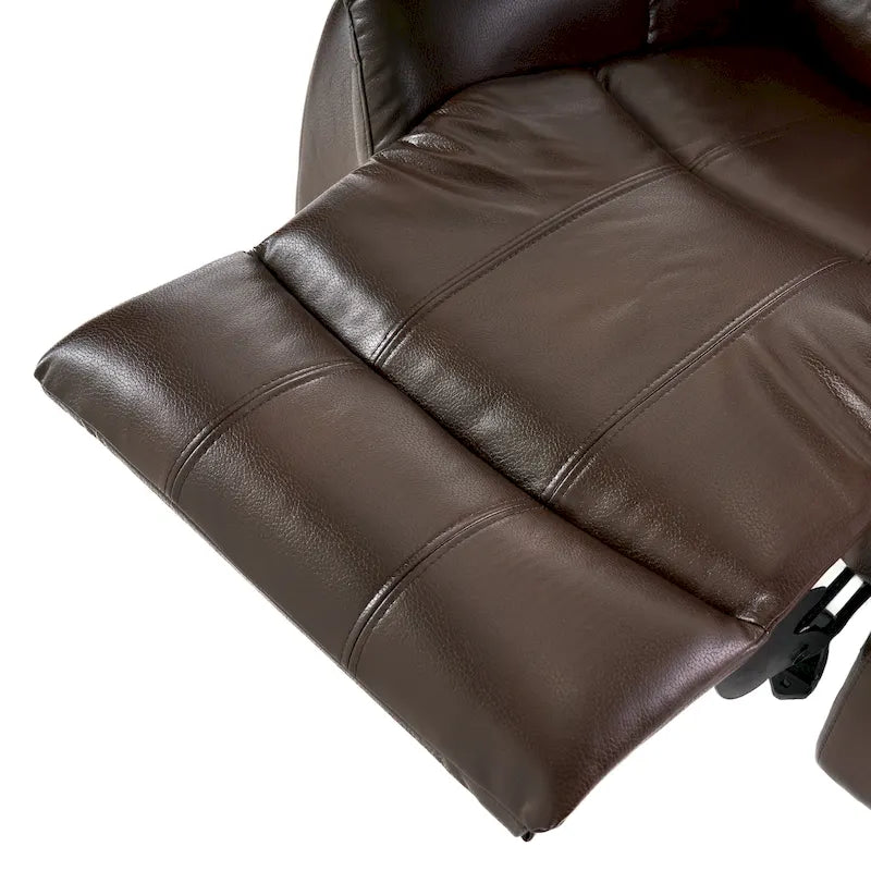 Fauteuil de relaxation coulissant en cuir PU