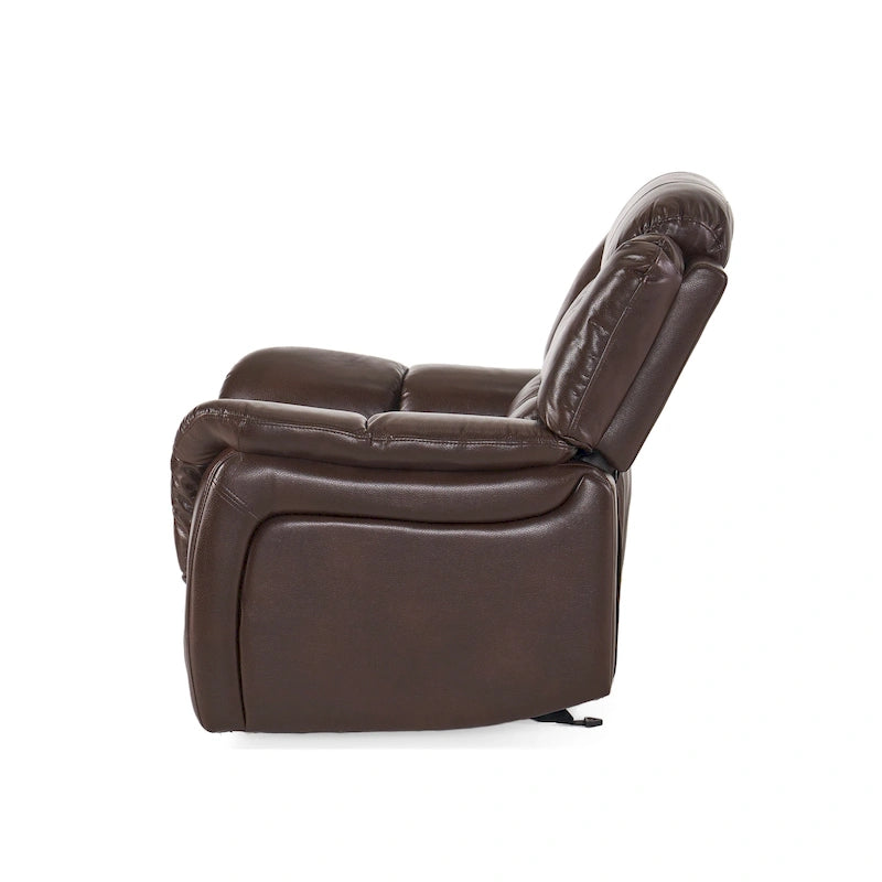 Fauteuil de relaxation coulissant en cuir PU
