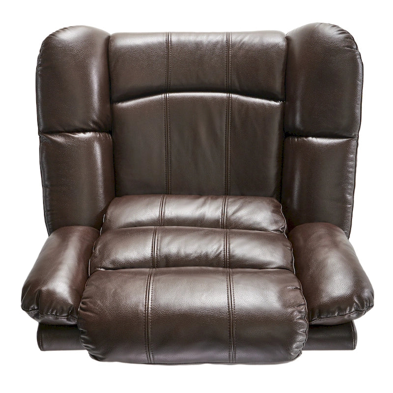 Fauteuil de relaxation coulissant en cuir PU