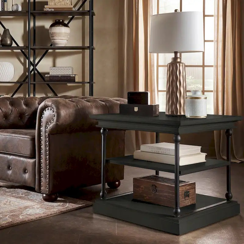 Table d'appoint de rangement décorative