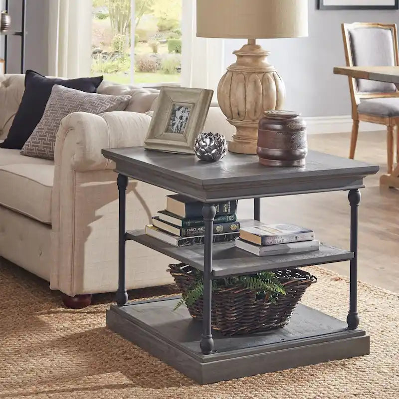 Table d'appoint de rangement décorative