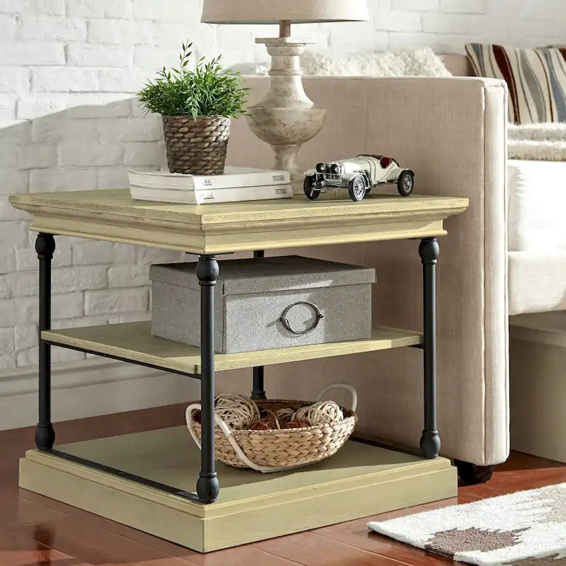 Table d'appoint de rangement décorative