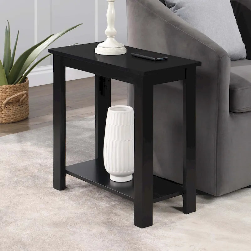 Table d'appoint avec étagères