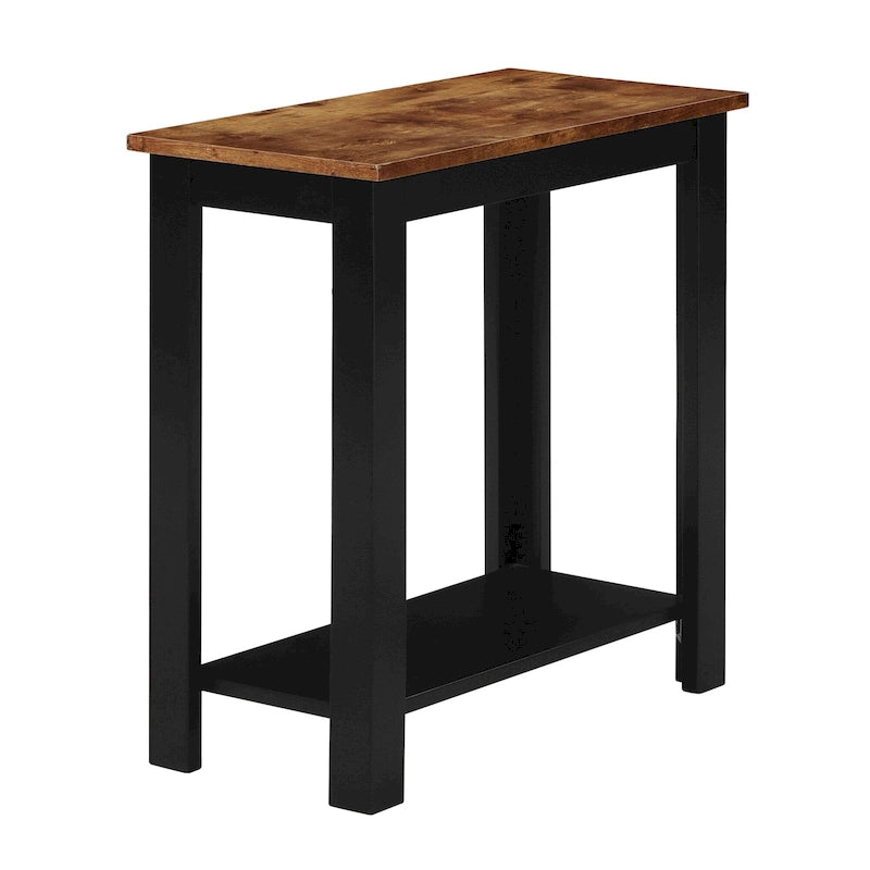Table d'appoint avec étagères