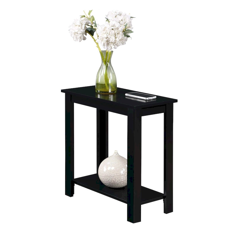 Table d'appoint avec étagères