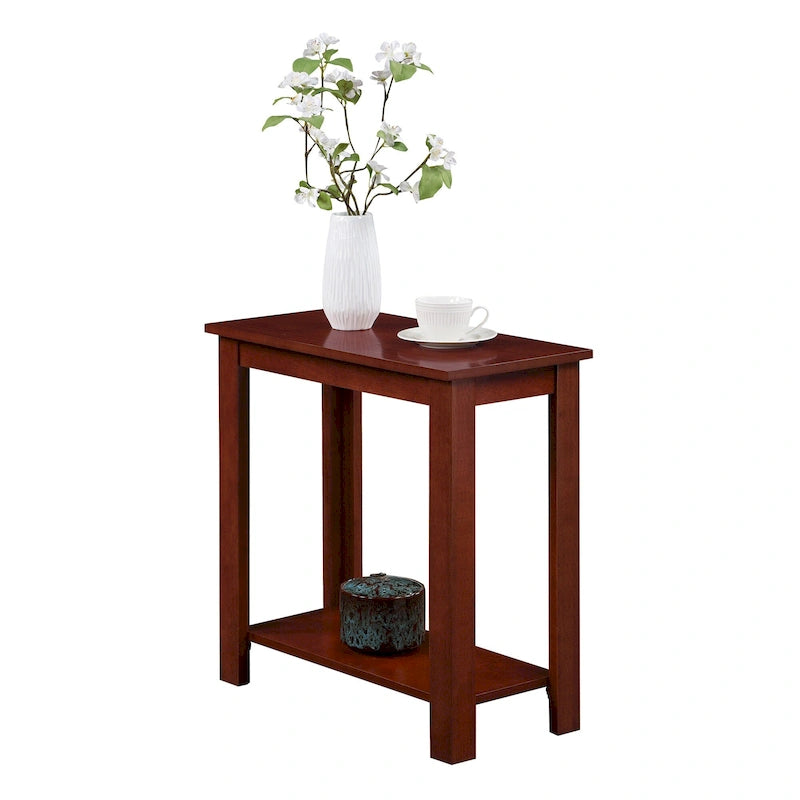 Table d'appoint avec étagères