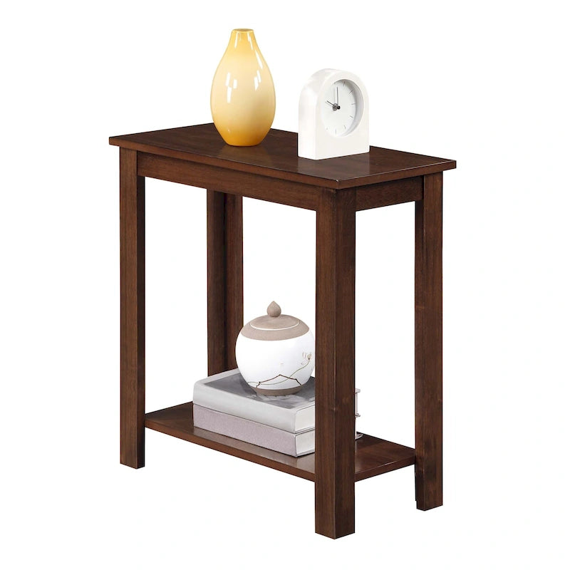 Table d'appoint avec étagères