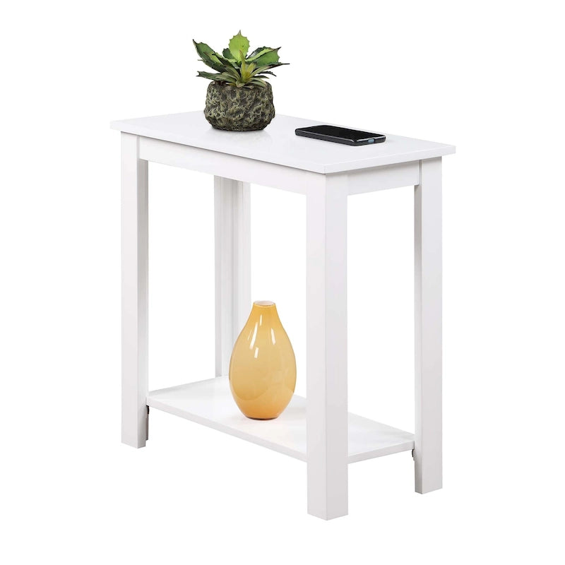 Table d'appoint avec étagères