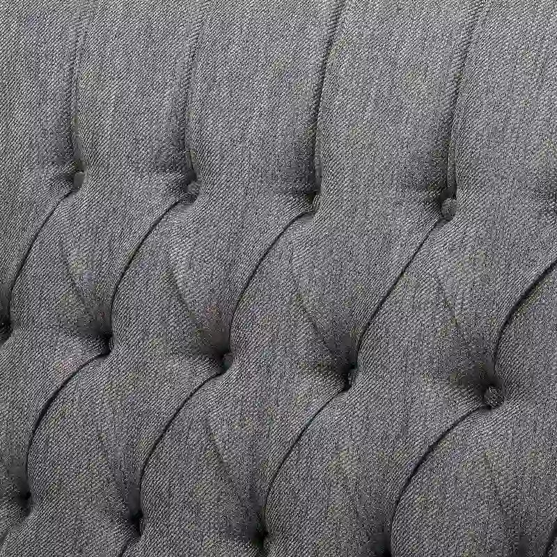 Fauteuil inclinable en tissu à dossier haut, touffeté, très grand format