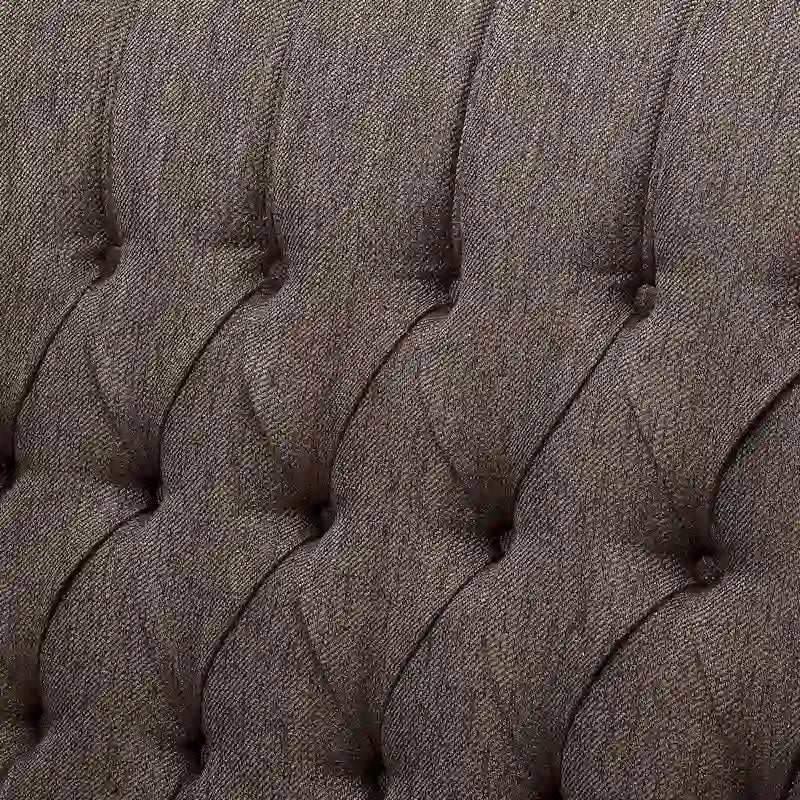 Fauteuil inclinable en tissu à dossier haut, touffeté, très grand format