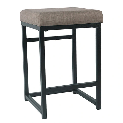 Tabouret de comptoir en métal sans dossier 24 pouces