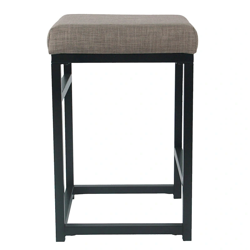 Tabouret de comptoir en métal sans dossier 24 pouces