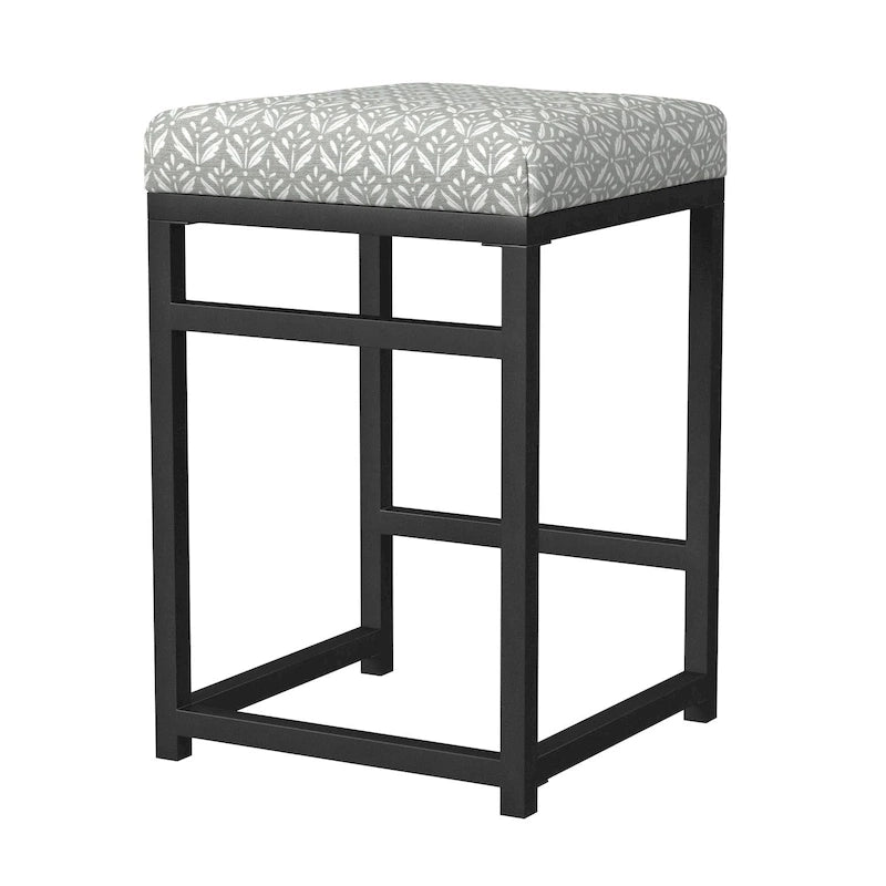 Tabouret de comptoir en métal sans dossier 24 pouces