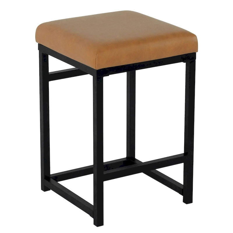 Tabouret de comptoir en métal sans dossier 24 pouces