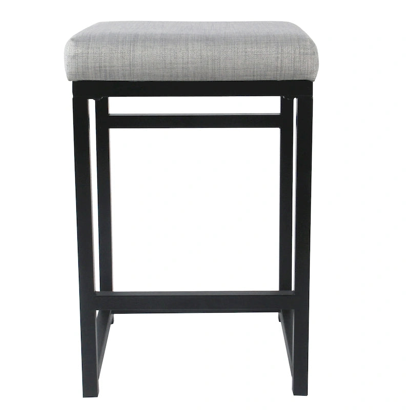 Tabouret de comptoir en métal sans dossier 24 pouces