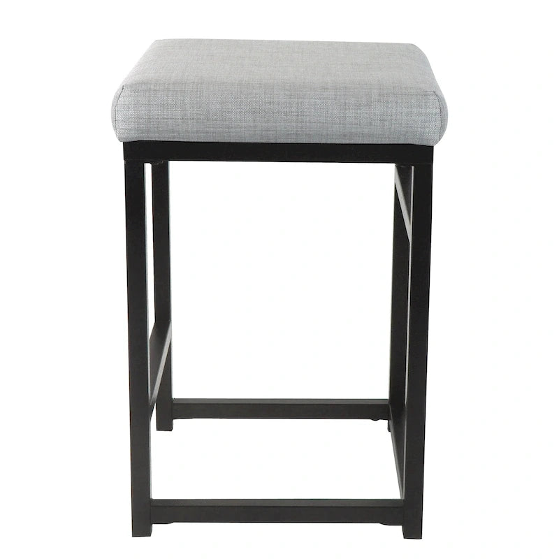 Tabouret de comptoir en métal sans dossier 24 pouces
