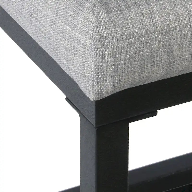 Tabouret de comptoir en métal sans dossier 24 pouces