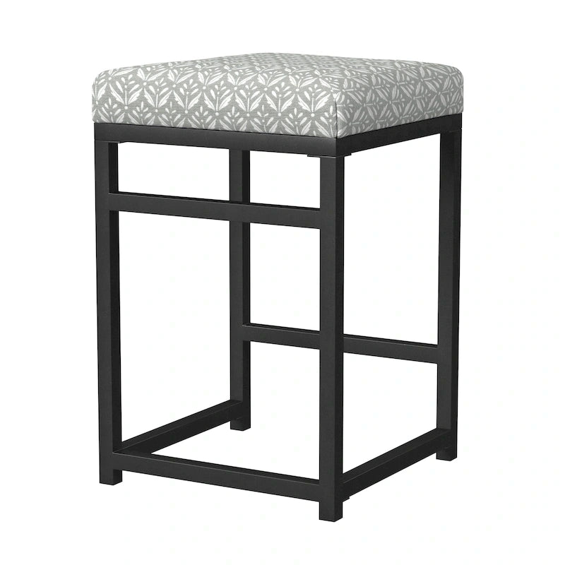 Tabouret de comptoir en métal sans dossier 24 pouces