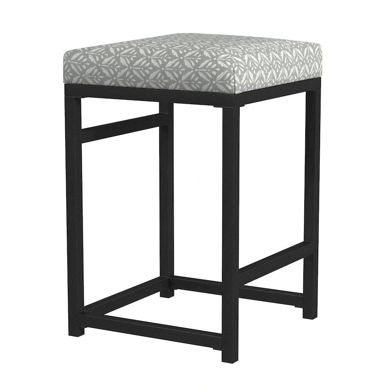 Tabouret de comptoir en métal sans dossier 24 pouces