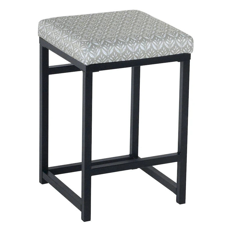 Tabouret de comptoir en métal sans dossier 24 pouces