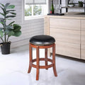 Tabourets de bar noirs pivotants