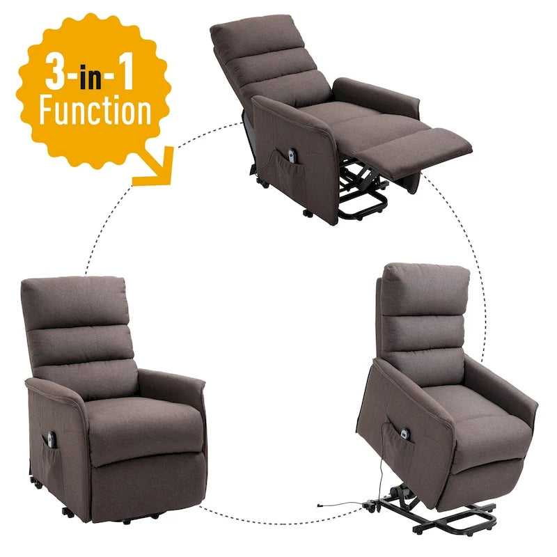 Fauteuil inclinable releveur avec télécommande