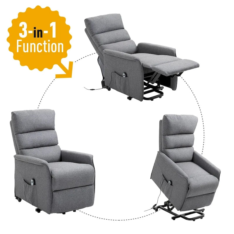 Fauteuil inclinable releveur avec télécommande
