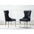 Chaises de salle à manger capitonnées, lot de 2, qualité supérieure