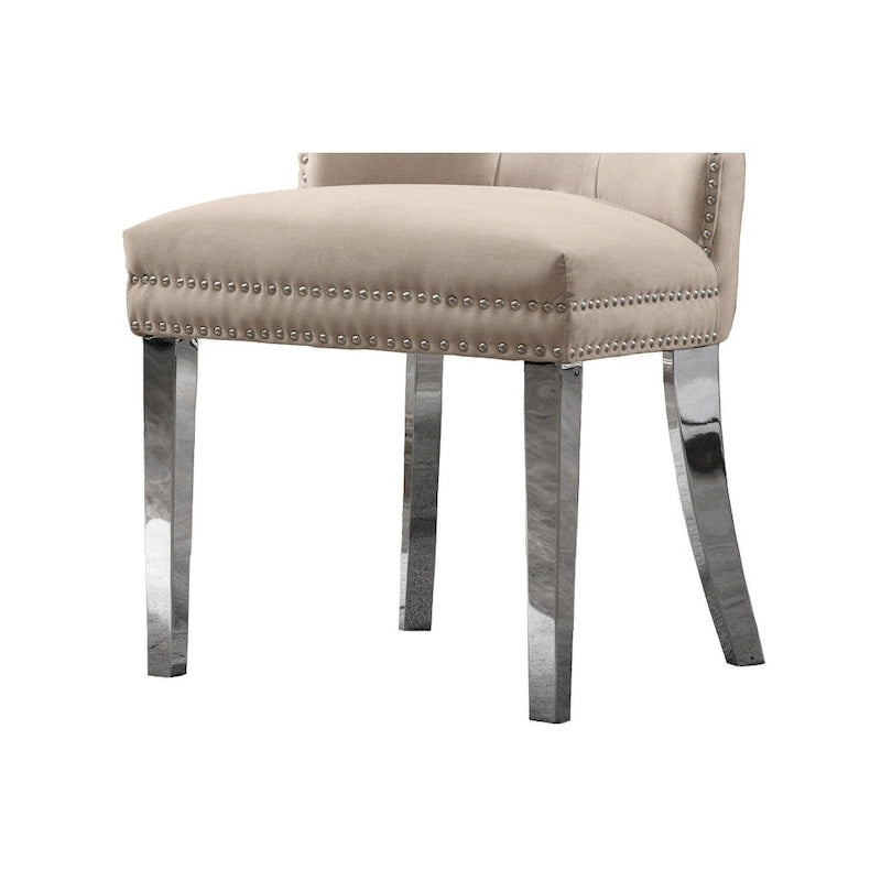 Chaises de salle à manger capitonnées, lot de 2, qualité supérieure