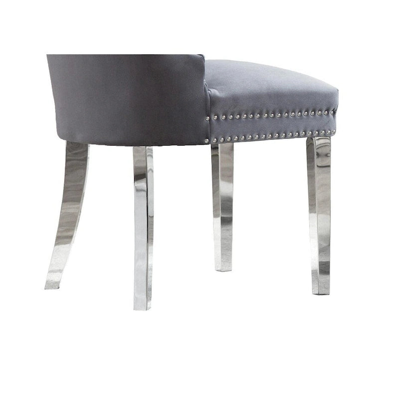 Chaises de salle à manger capitonnées, lot de 2, qualité supérieure