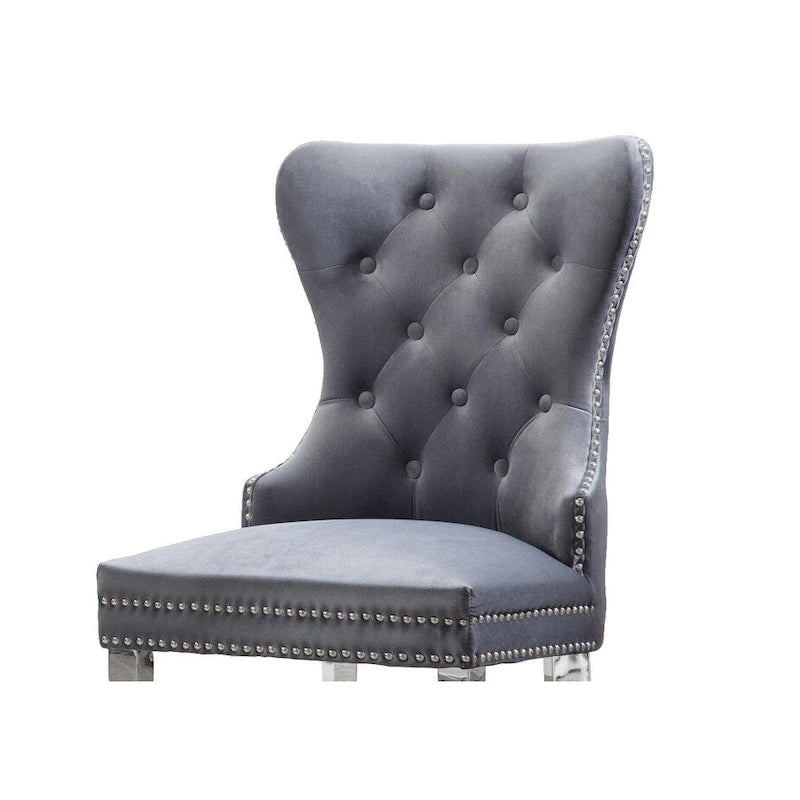 Chaises de salle à manger capitonnées, lot de 2, qualité supérieure