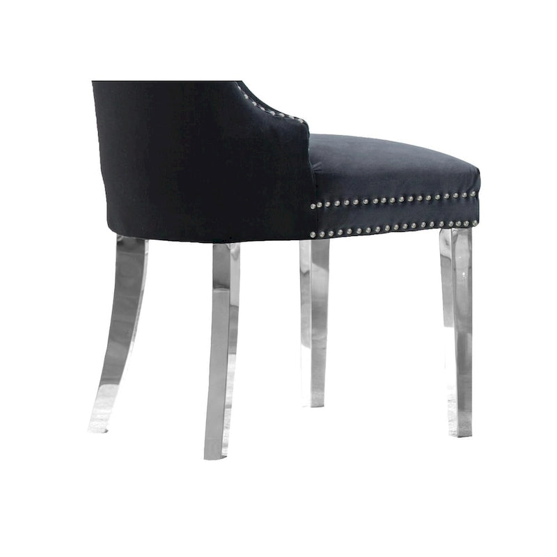 Chaises de salle à manger capitonnées, lot de 2, qualité supérieure