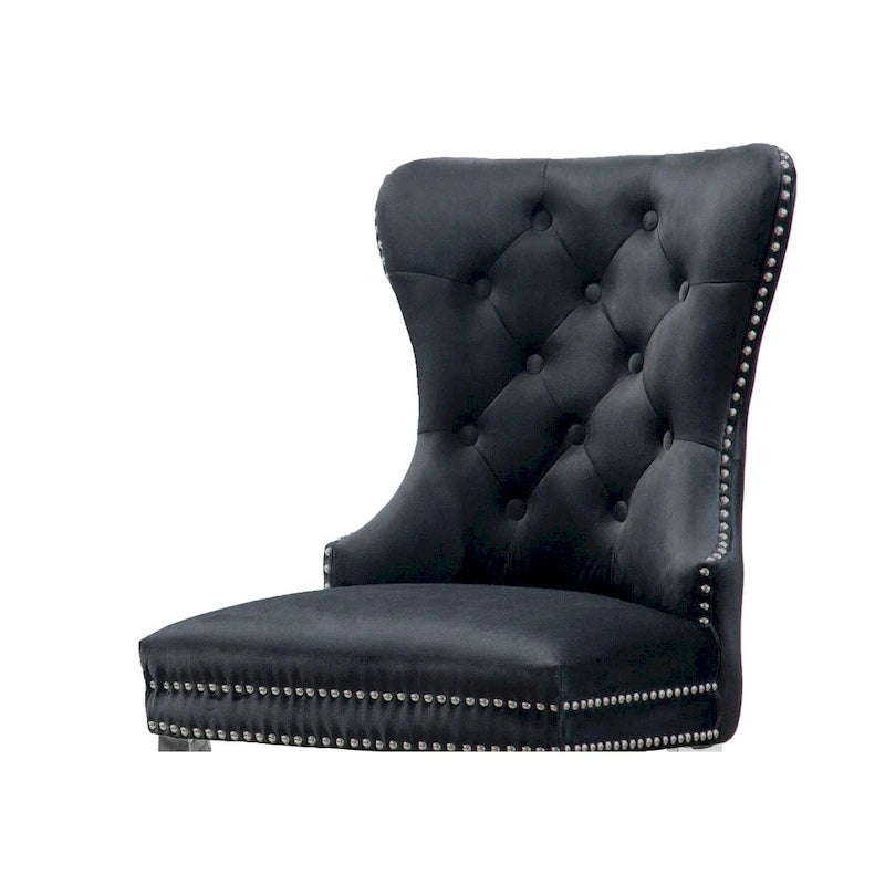 Chaises de salle à manger capitonnées, lot de 2, qualité supérieure